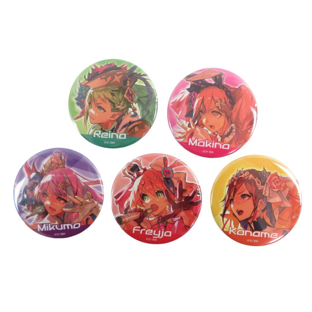 916 劇場版マクロス△ 絶対LIVE!!!!!!キャラバッジ 全10種＋1点