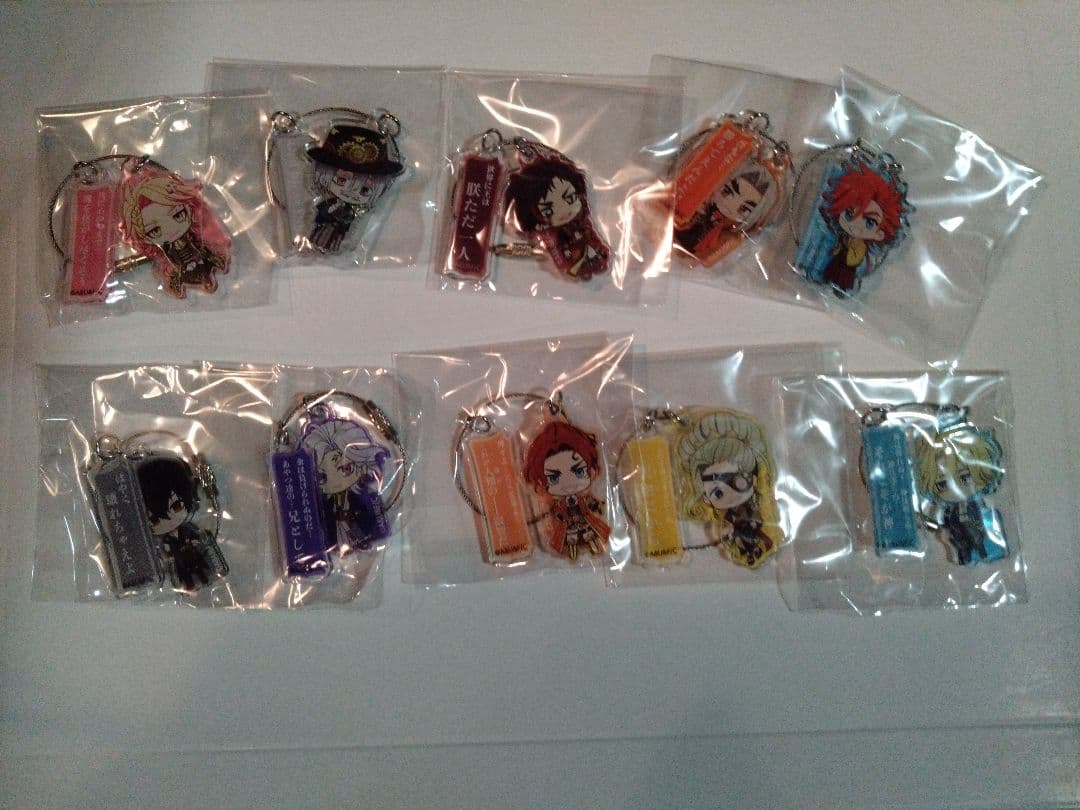 終末のワルキューレ 2連ミニアクリルキーホルダー　10種セット