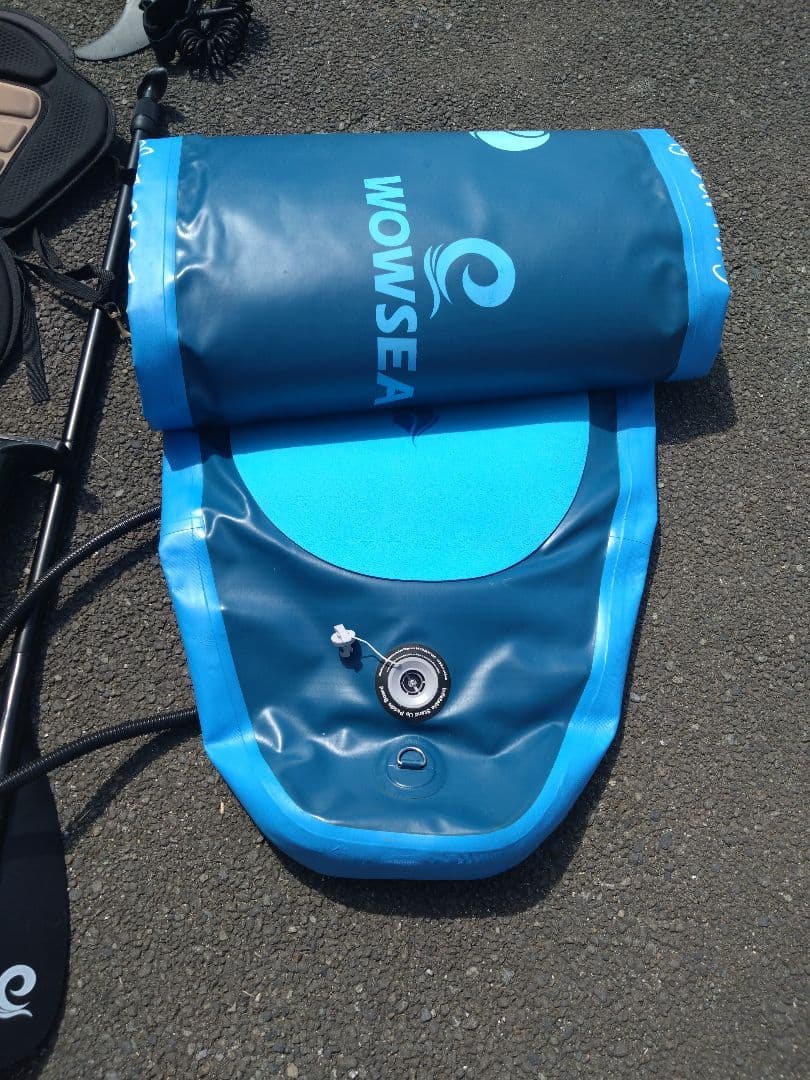 【週末値下げ】引取のみ　WOWSEA フィッシングSUP 少難ありおまけつき