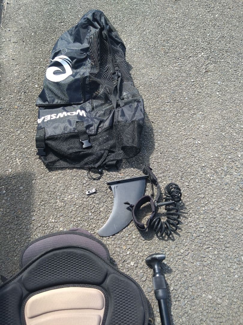 【週末値下げ】引取のみ　WOWSEA フィッシングSUP 少難ありおまけつき