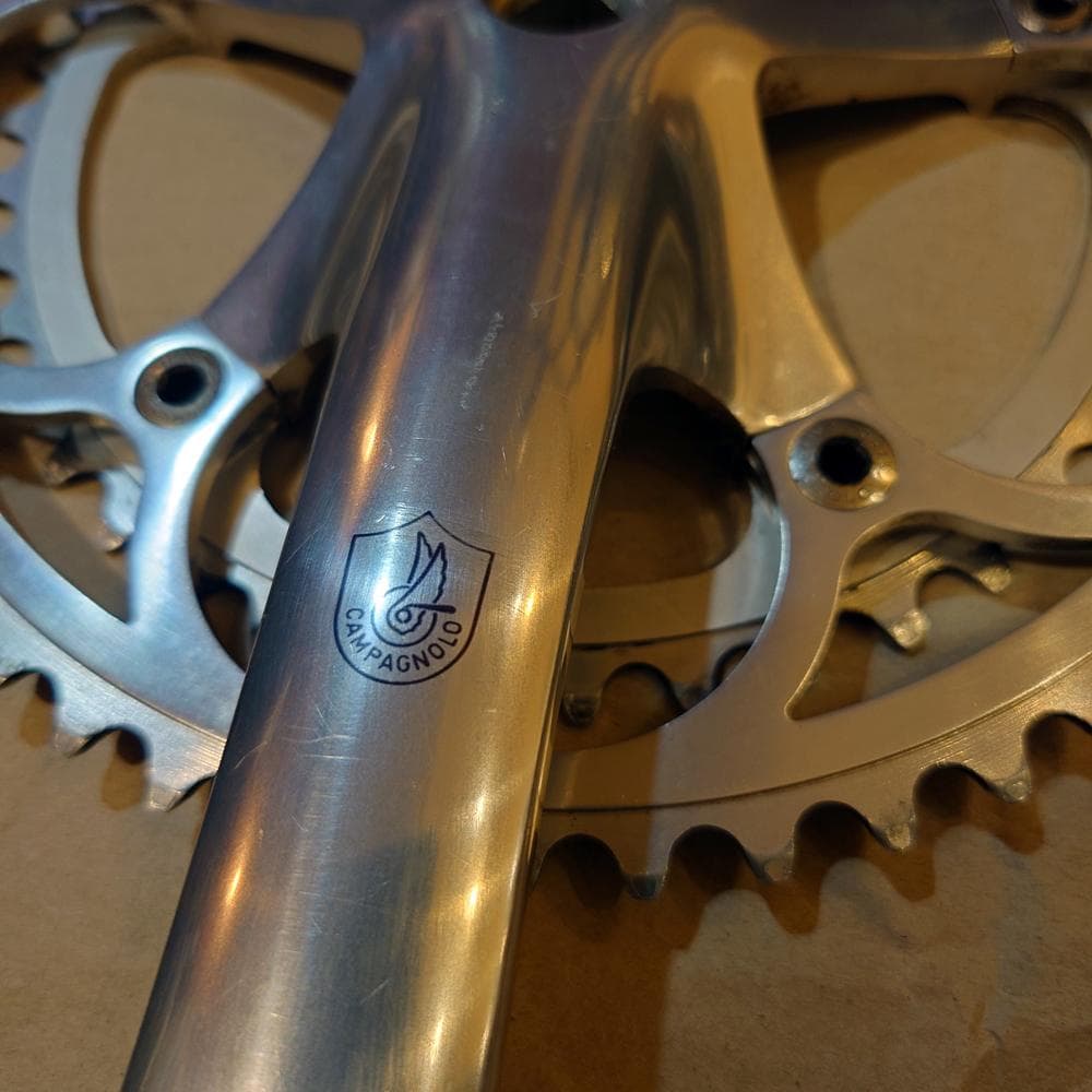 再再値下げ カンパニョーロcレコ期アテナ クランクセット170mm 52/42T