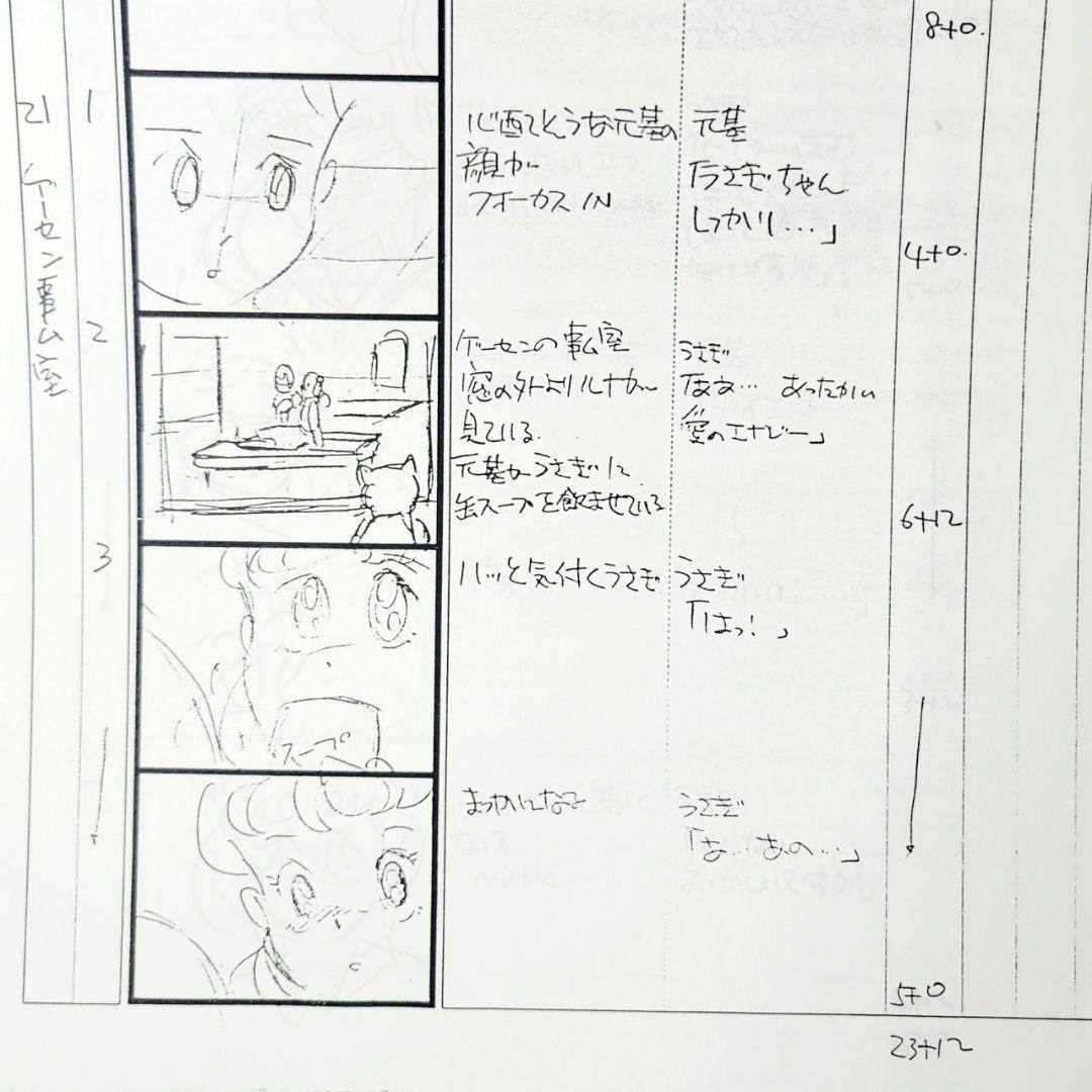 美少女戦士セーラームーン　絵コンテ 第4話 うさぎが教えます！スリムになる法