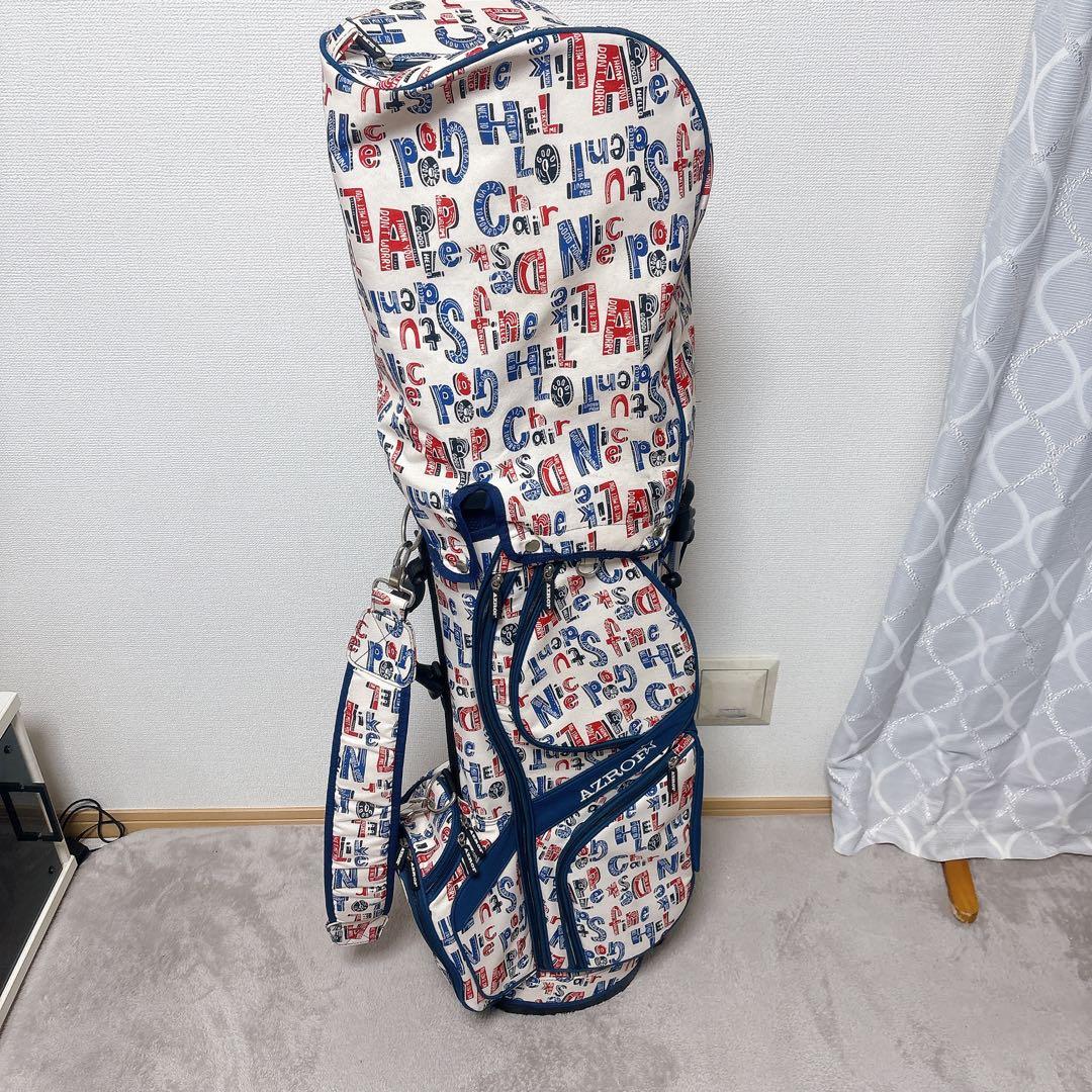 【美品】AZROF アズロフ 9型 スタンドキャディバッグ
