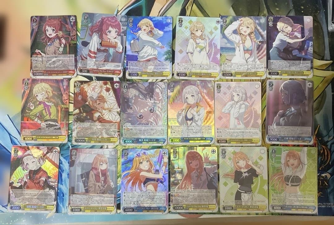 ヴァイスシュヴァルツ　学園アイドルマスター　学マスSR,RRR計75枚まとめ売り