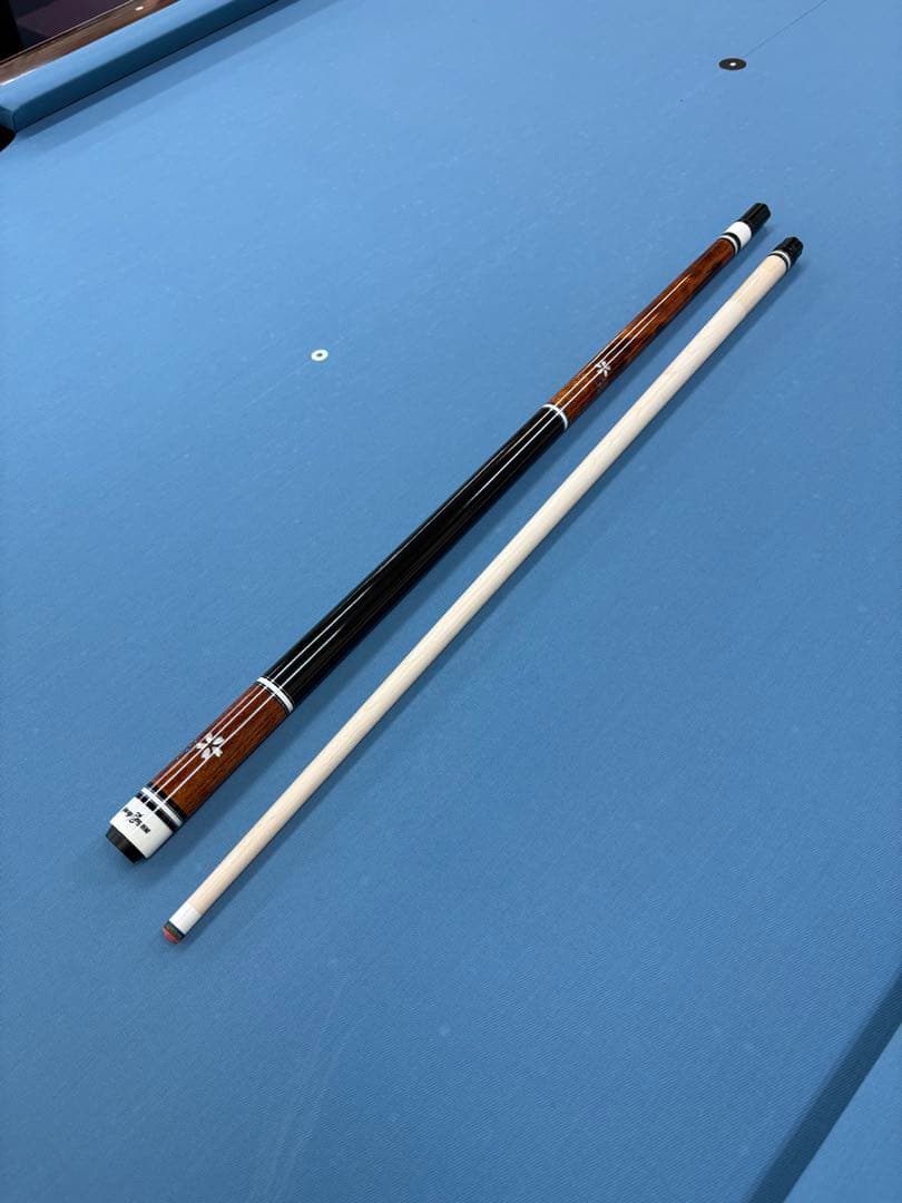 ビリヤードキュー 桜インレイ