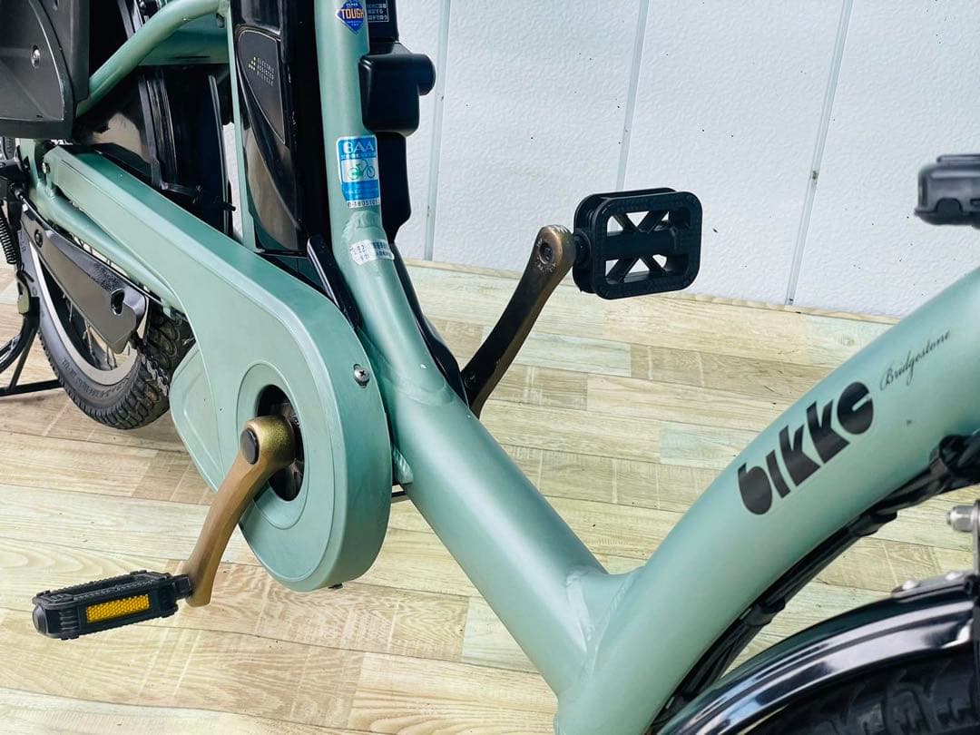 ★3233ブリヂストン8.9アンペア 20インチ子供乗せ電動アシスト自転車