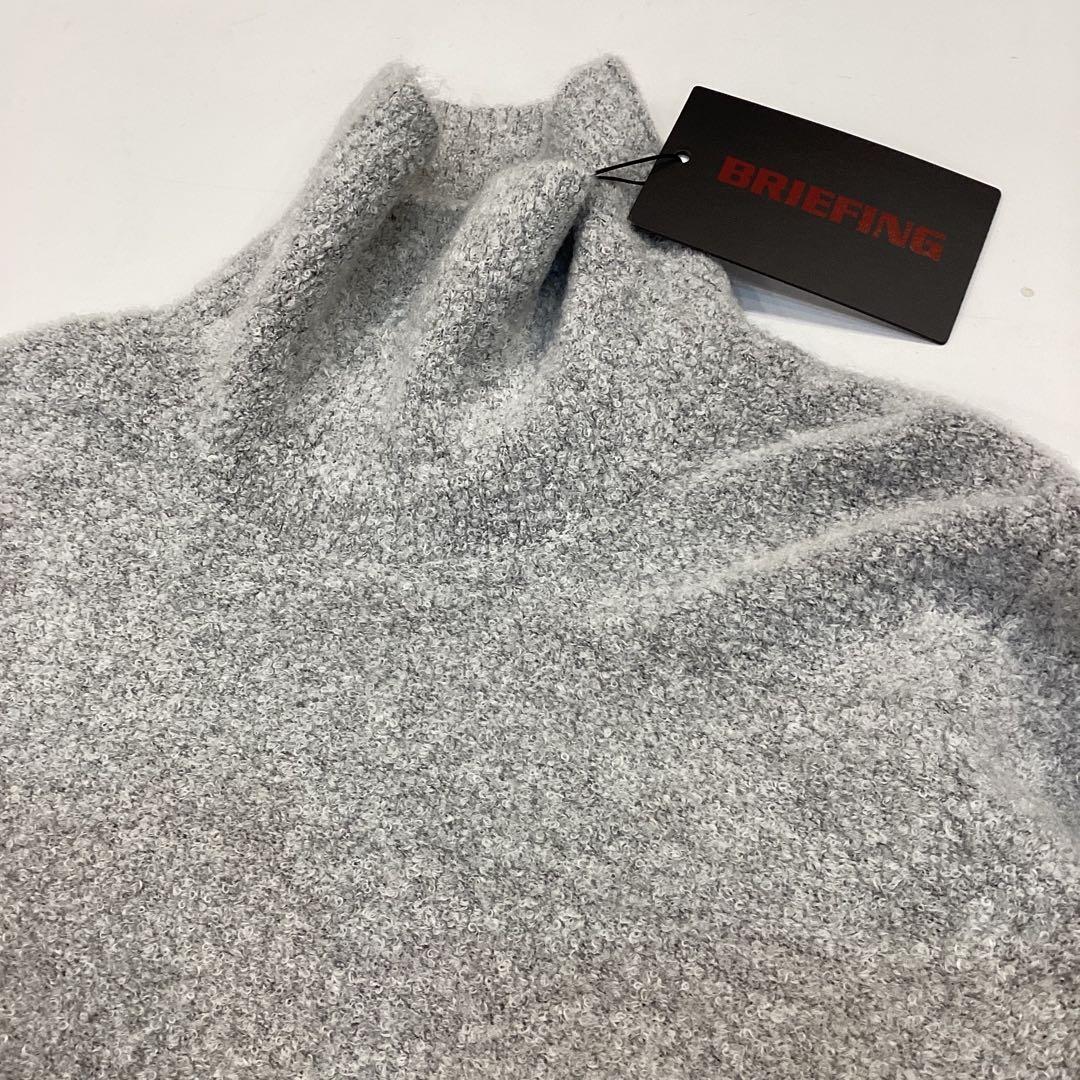 BRIEFING 新品　BOUCLE YARN TURTLENECK KNIT