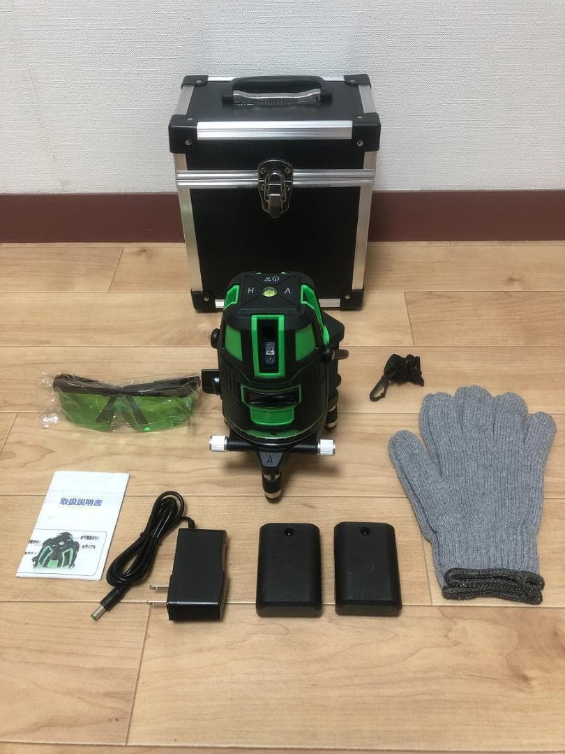 5ライン6点　グリーンレーザー墨出し器墨出器水準器水平器測定器墨出し機/高精度