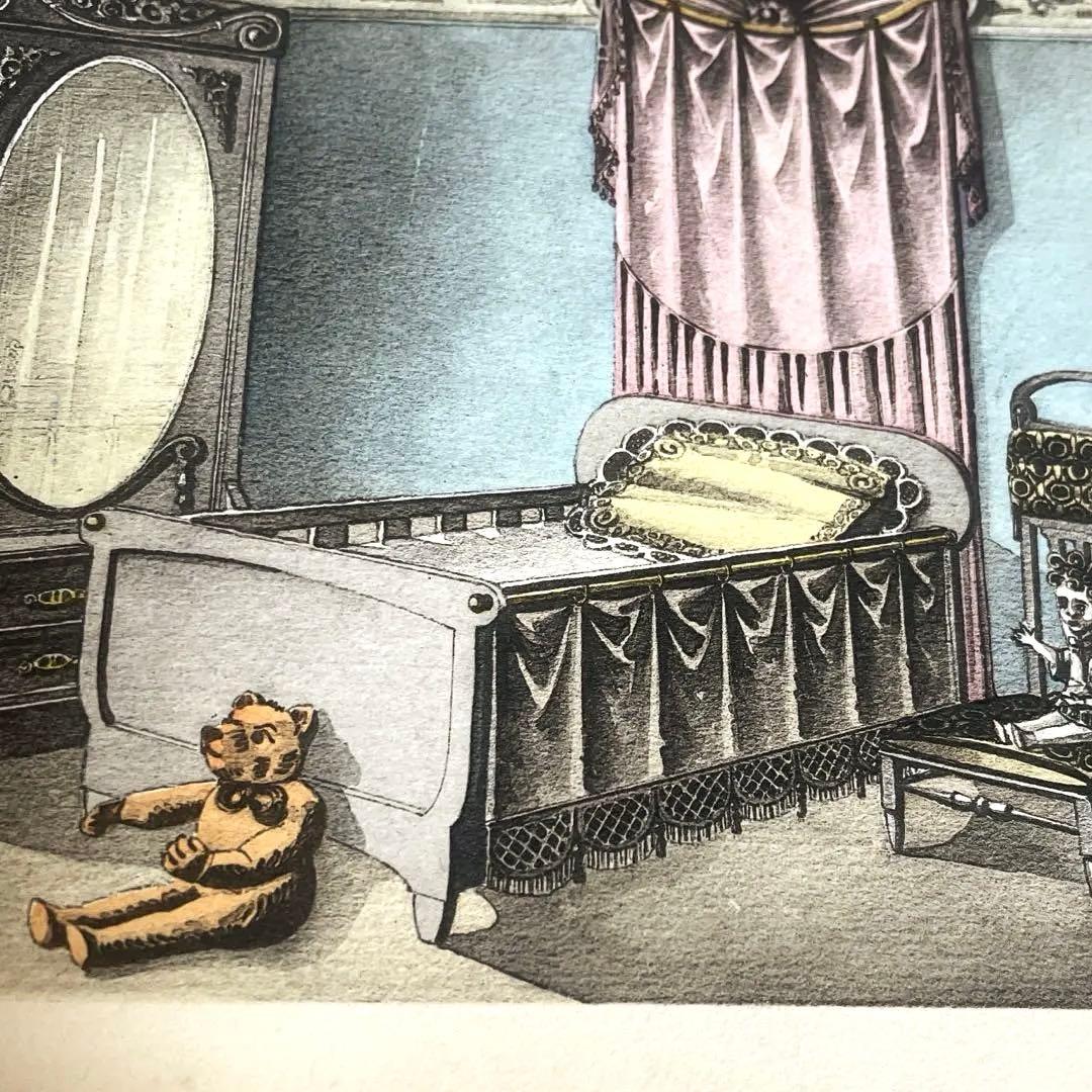 フランスアンティーク カーテン見本A.R.C. 19世紀インテリアデザイン帳