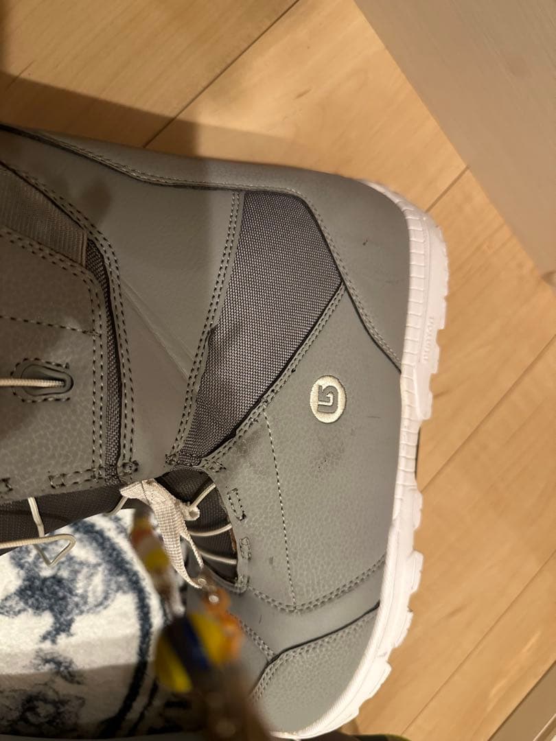 BURTON 28cmスノーボードブーツ グレー/グリーン 男性用
