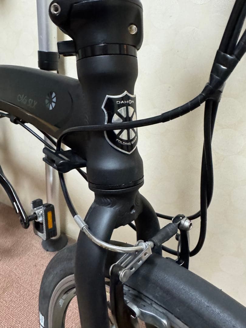 DAHON Mu SLX マットブラック カスタム多数 折りたたみ自転車 黒