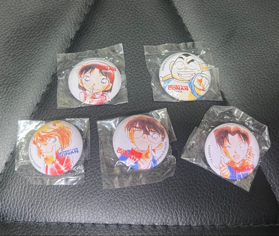名探偵コナン ピンバッジ 当時物5個セット