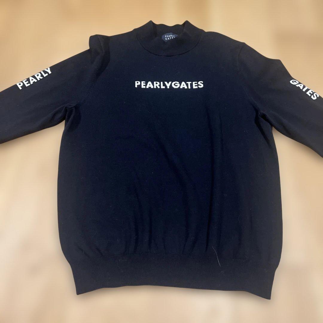 PEARLY GATES ブラック セーター サイズ6