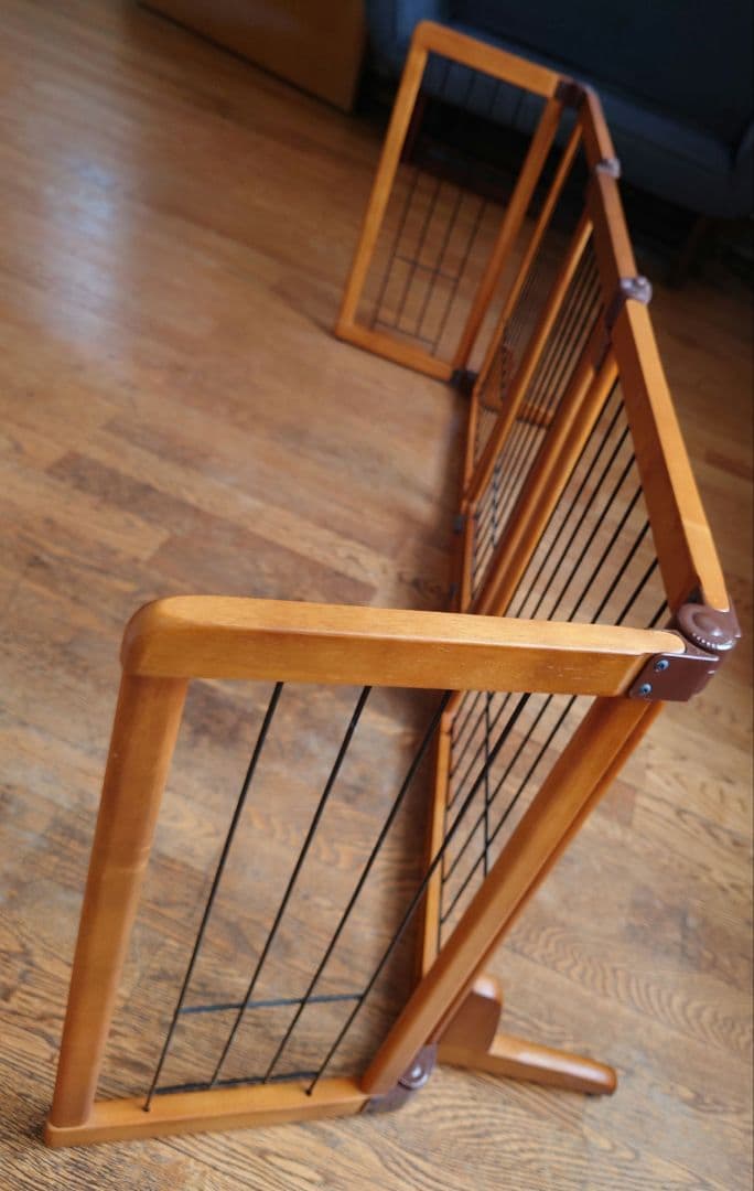 リッチェル　木製おくだけドア付ゲート　Lサイズ