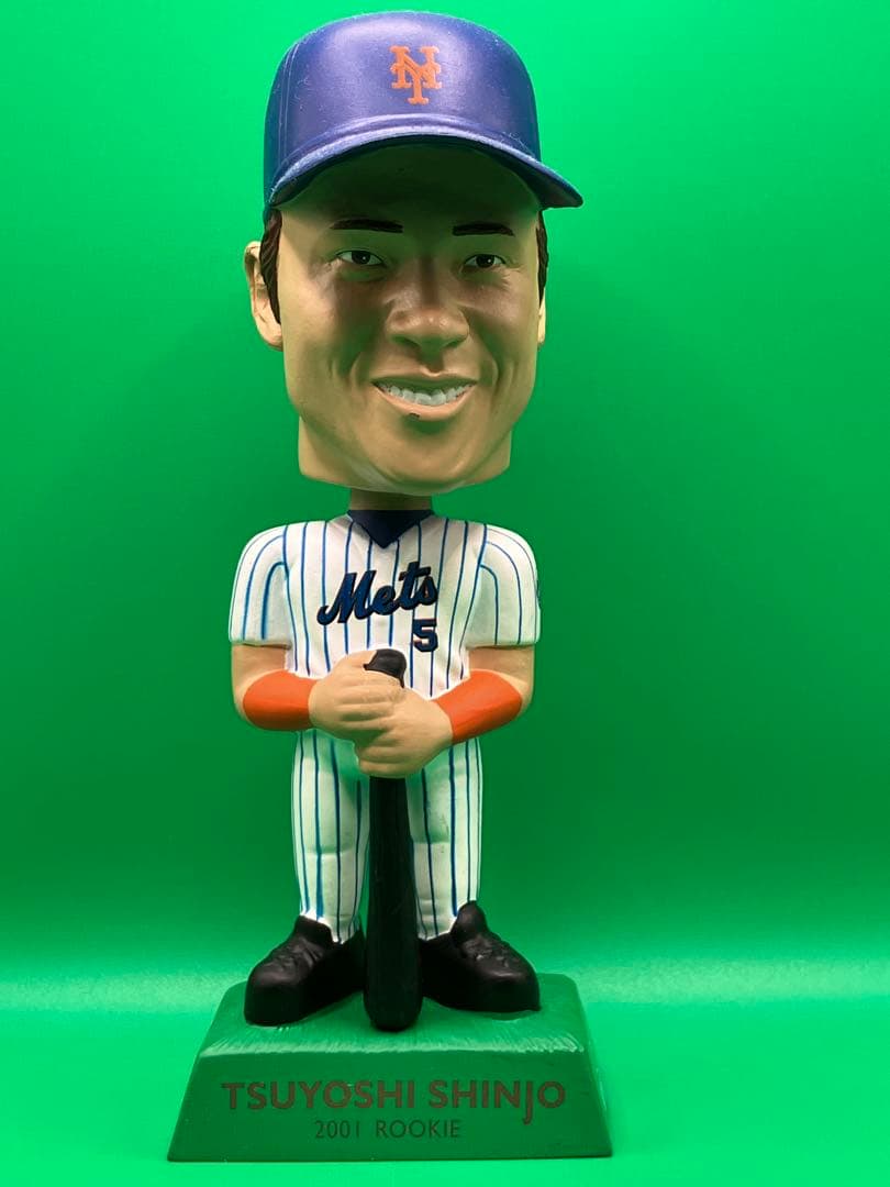 新庄剛志ボブルヘッド ニューヨークメッツ2001年ルーキーイヤー　【レア美品】‼️