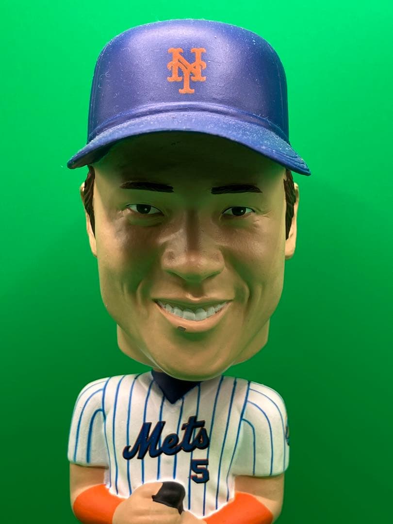 新庄剛志ボブルヘッド ニューヨークメッツ2001年ルーキーイヤー　【レア美品】‼️