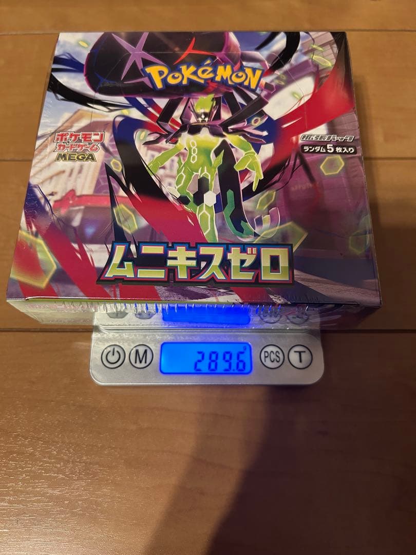 ポケモンカードゲーム　ムニキスゼロ　新品未開封　シュリンク付き4box 高重量