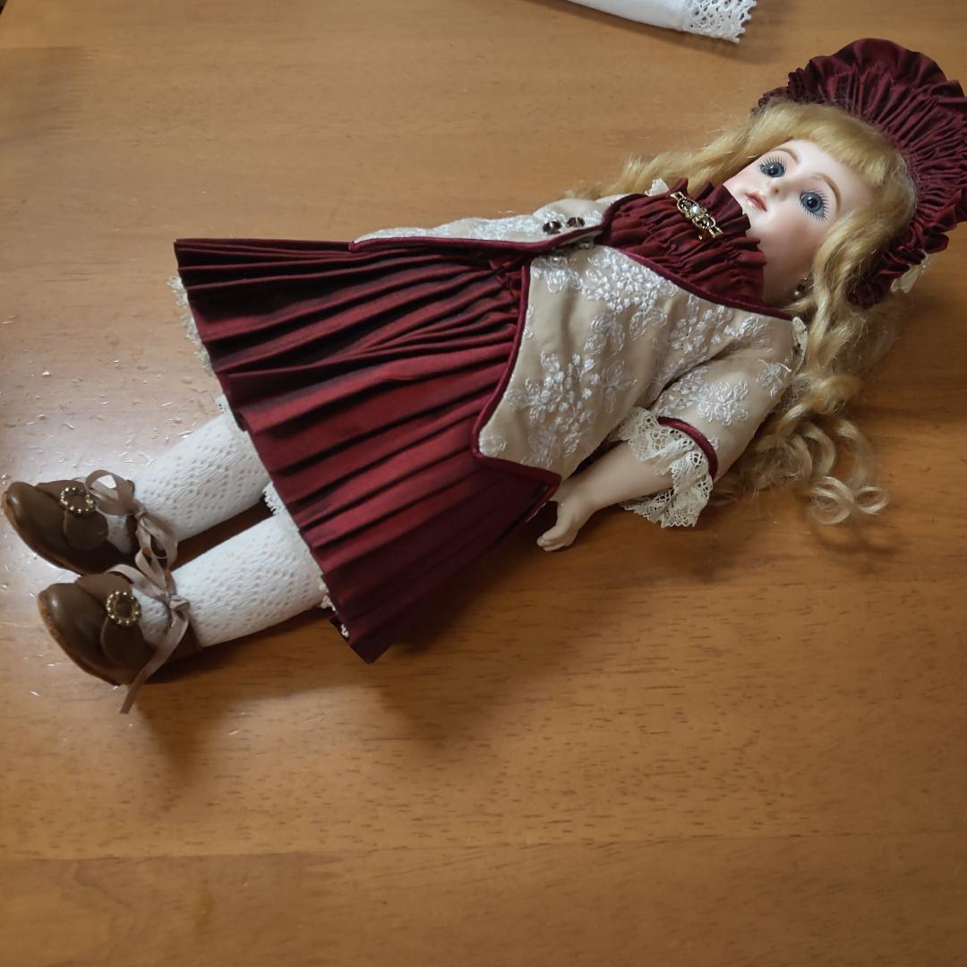 アンティークドール　リプロ　人形　作家　ビスクドール　ダネルパリスベベ