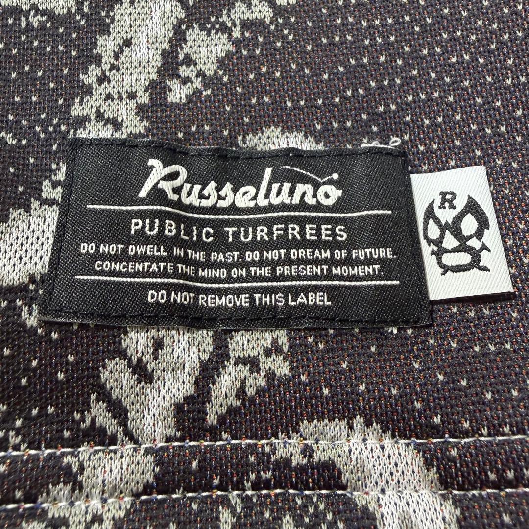 RUSSELUNO ポロシャツ サイズ5 グラフィックプリント 美品【1164】