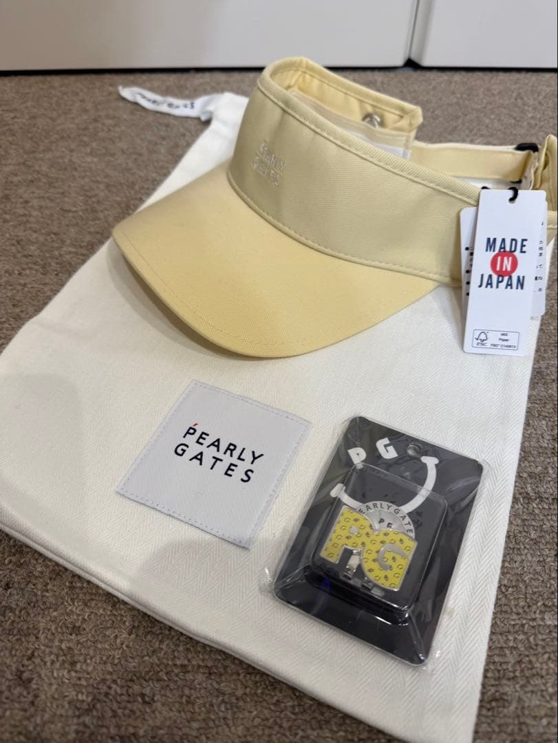 PEARLY GATES サンバイザー マーカー 袋 3点【新品未使用】