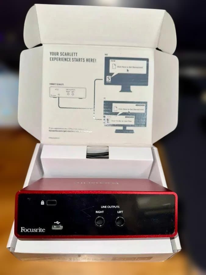 Focusrite Scarlett Solo オーディオインターフェース