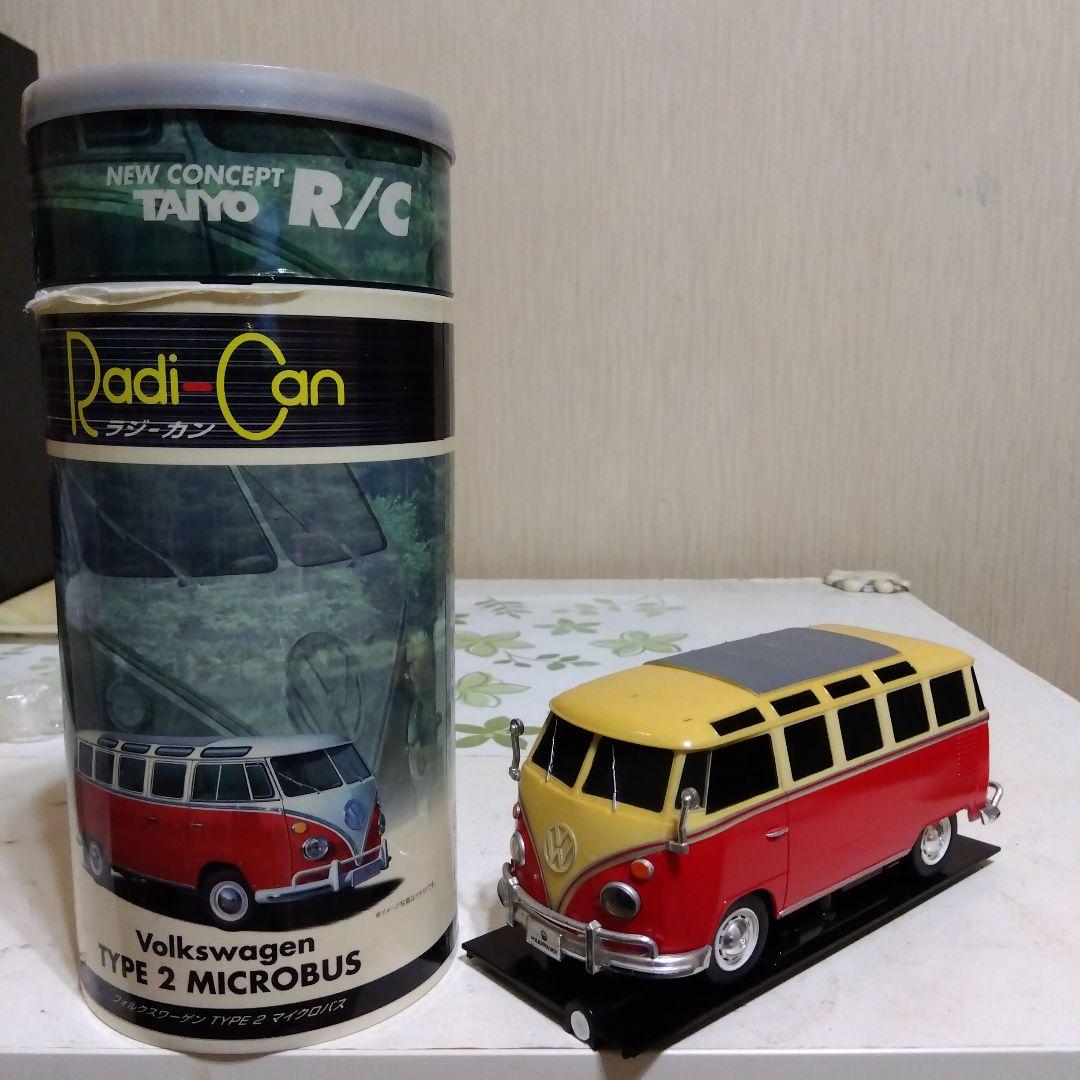 タイヨー ラジ-カン ホォルクスワーゲン TYPE2 白/赤 ワーゲンバス レア