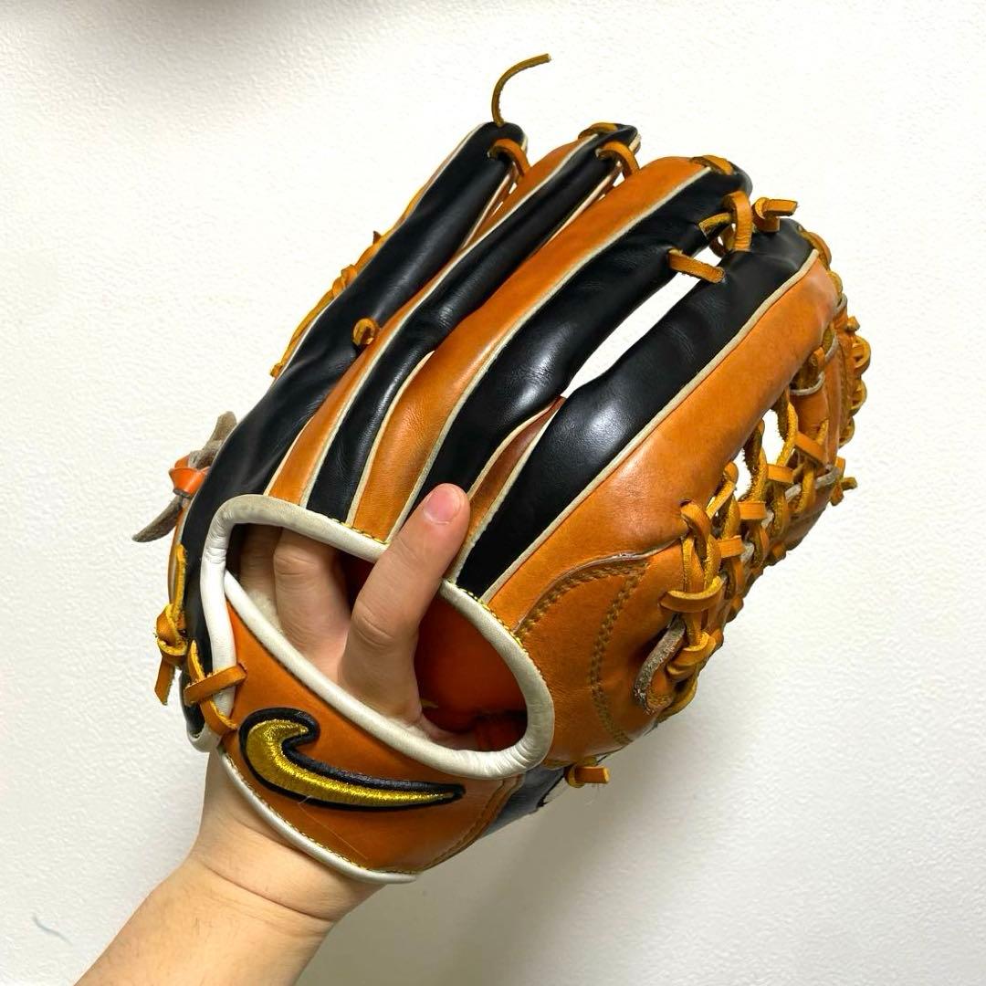 ナイキ プロ実使用 千葉ロッテ 清田選手 硬式 外野手用グローブ