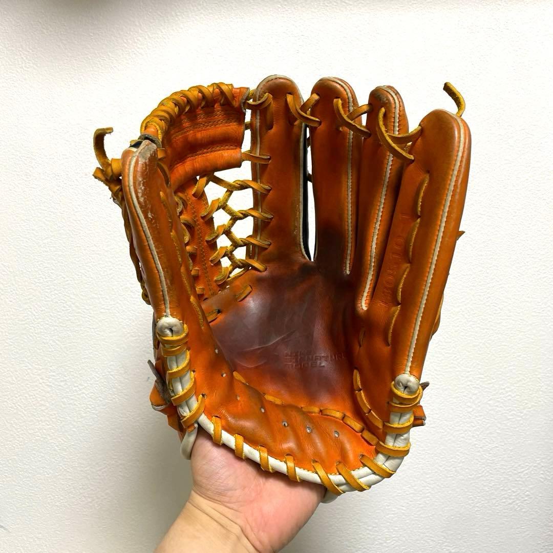 ナイキ プロ実使用 千葉ロッテ 清田選手 硬式 外野手用グローブ