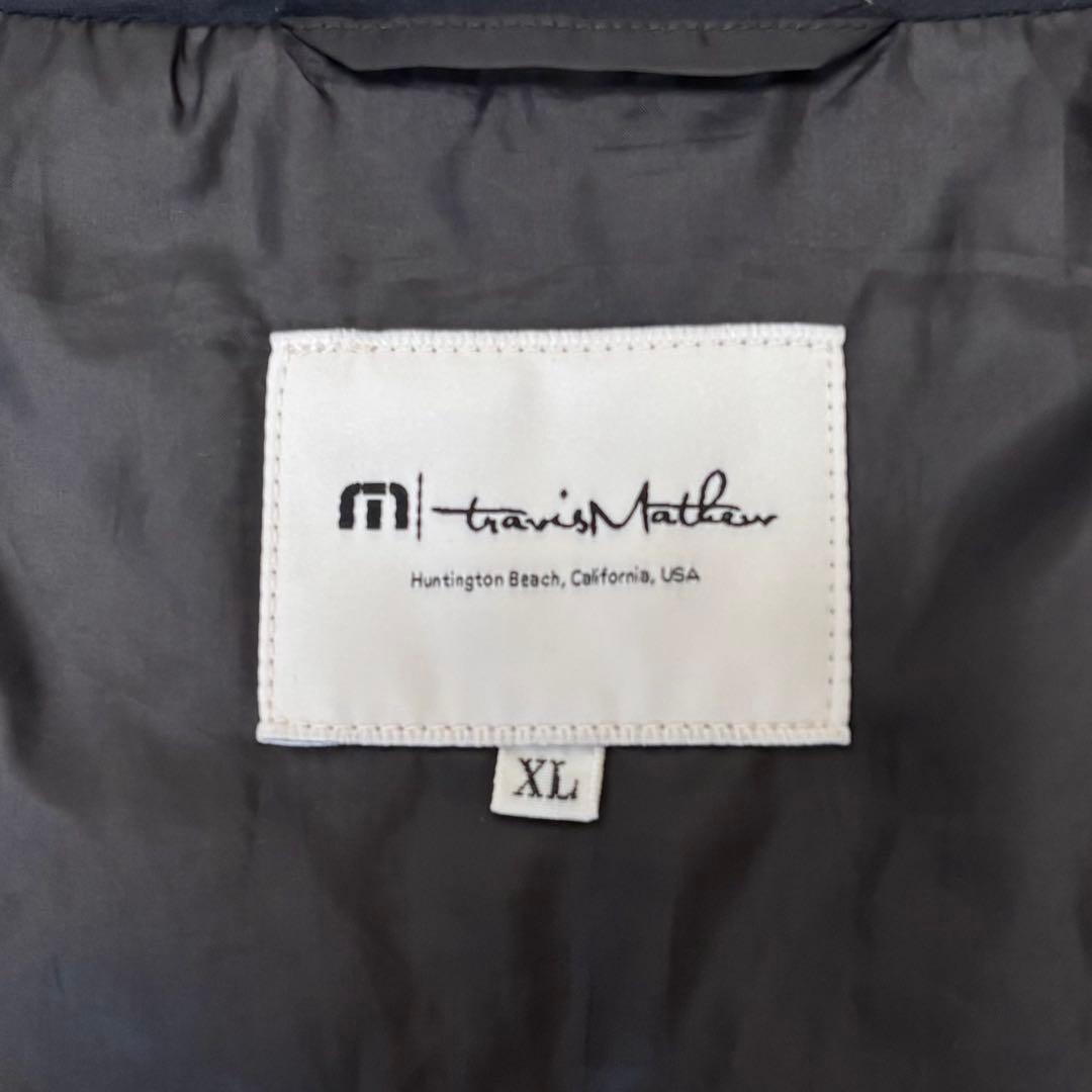 TravisMathew トラヴィスマシュー 中綿ダウンジップベスト 黒 XL