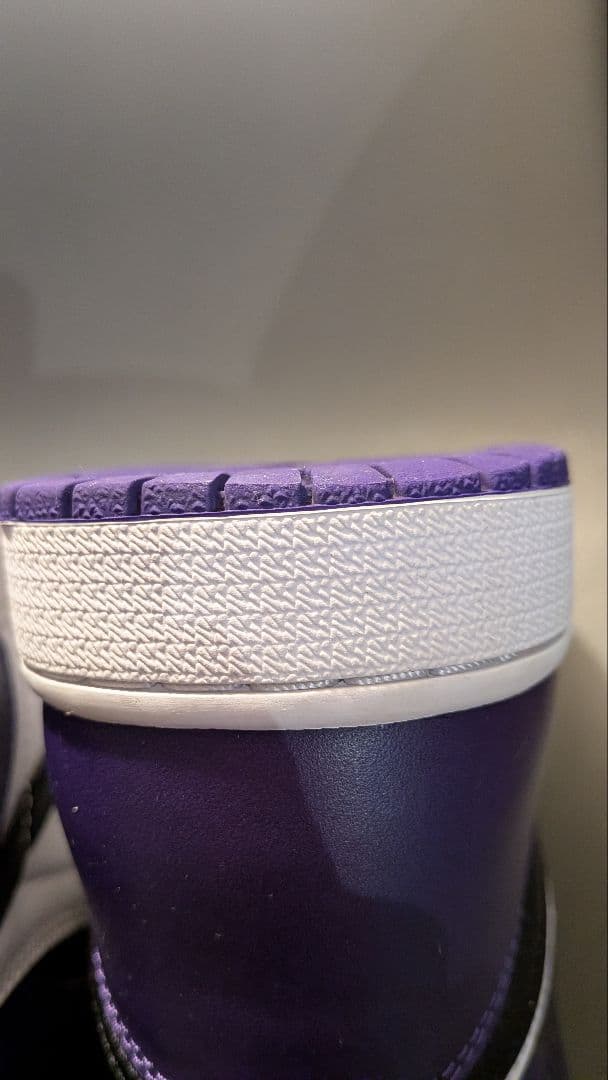 シューズ(男性用) NIKE AIR JORDAN 1 HIGH OG COURT PURPLE