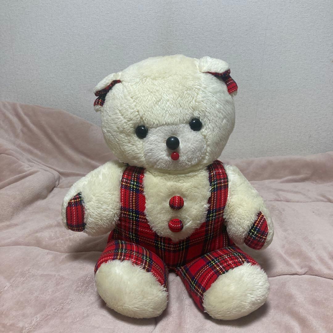 OIKE オオイケ　クマ　昭和レトロ　ヴィンテージ ぬいぐるみ　中古品