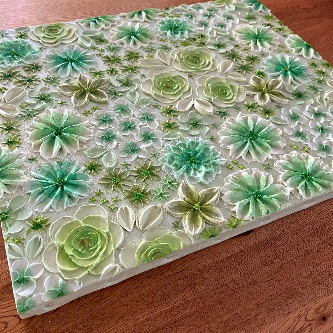 花柄 アート テクスチャーアート ボタニカル フランフラン　ウェディング