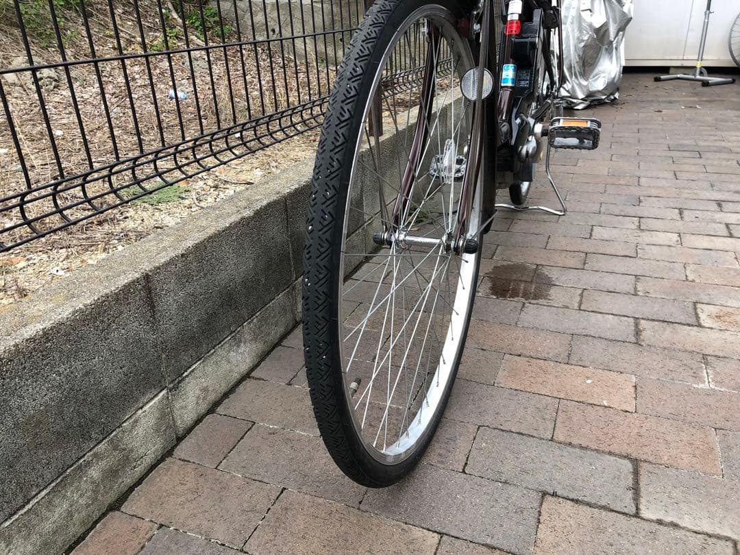 整備点検済み　電動アシスト自転車 ブリヂストンアシスタ　26インチ　ブラウン