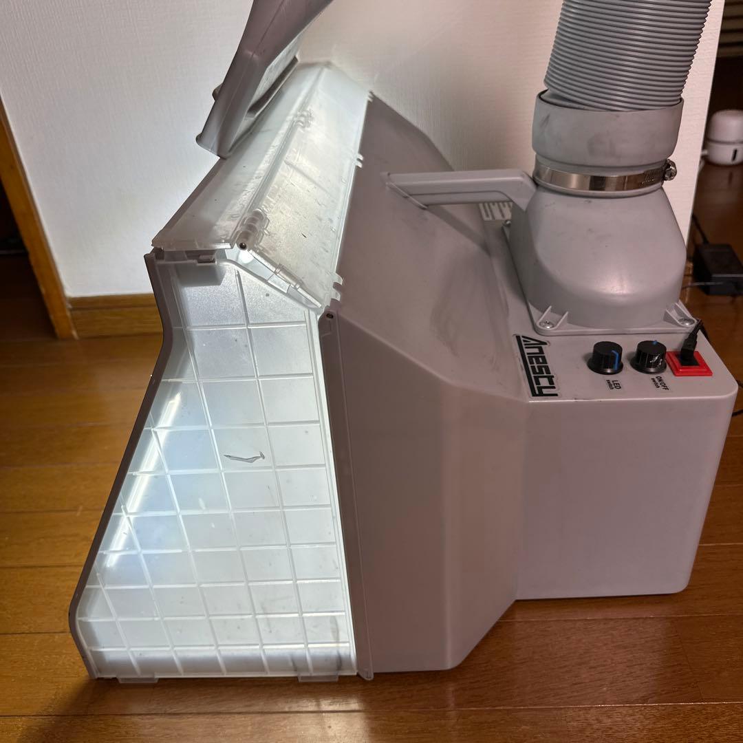 塗装 ブース ファン2基 風量 無段階調整可　エアブラシコンプレッサー付き