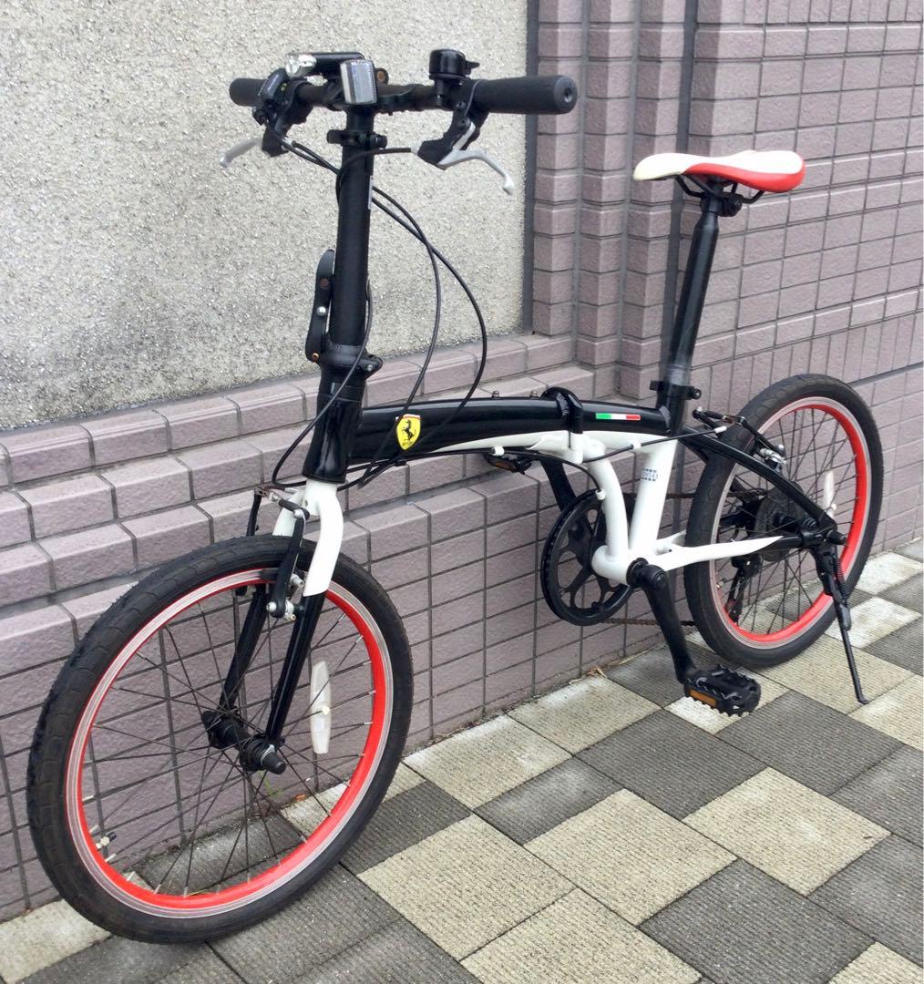 FERRARI フェラーリ　折り畳み自転車　７段変速　東京