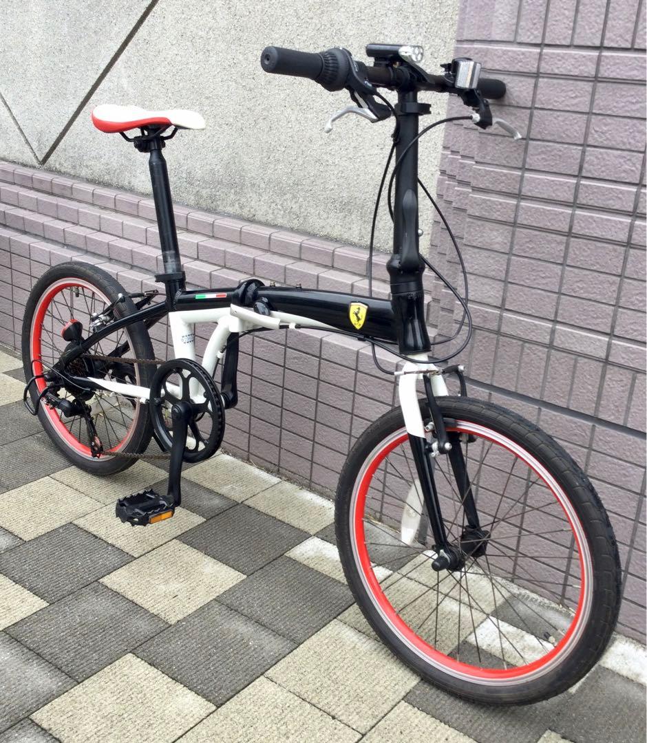 FERRARI フェラーリ　折り畳み自転車　７段変速　東京