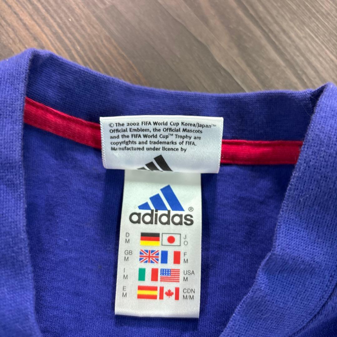 8SM1 adidas 2002 FIFA WORLD CUP Tシャツ　古着