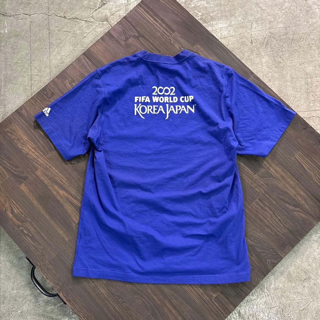 8SM1 adidas 2002 FIFA WORLD CUP Tシャツ　古着