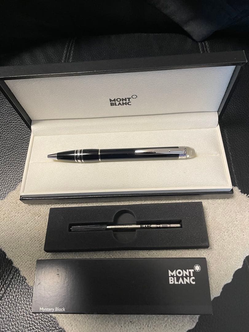 ◾️モンブラン◾️スターウォーカーボールペン◾️ミッドナイトブラック◾️新品リフィル付属