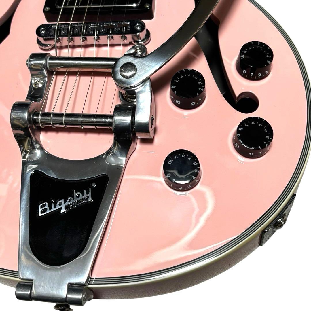 【希少】 Burny バーニー PLC-70 セミアコ ソフトケース付き