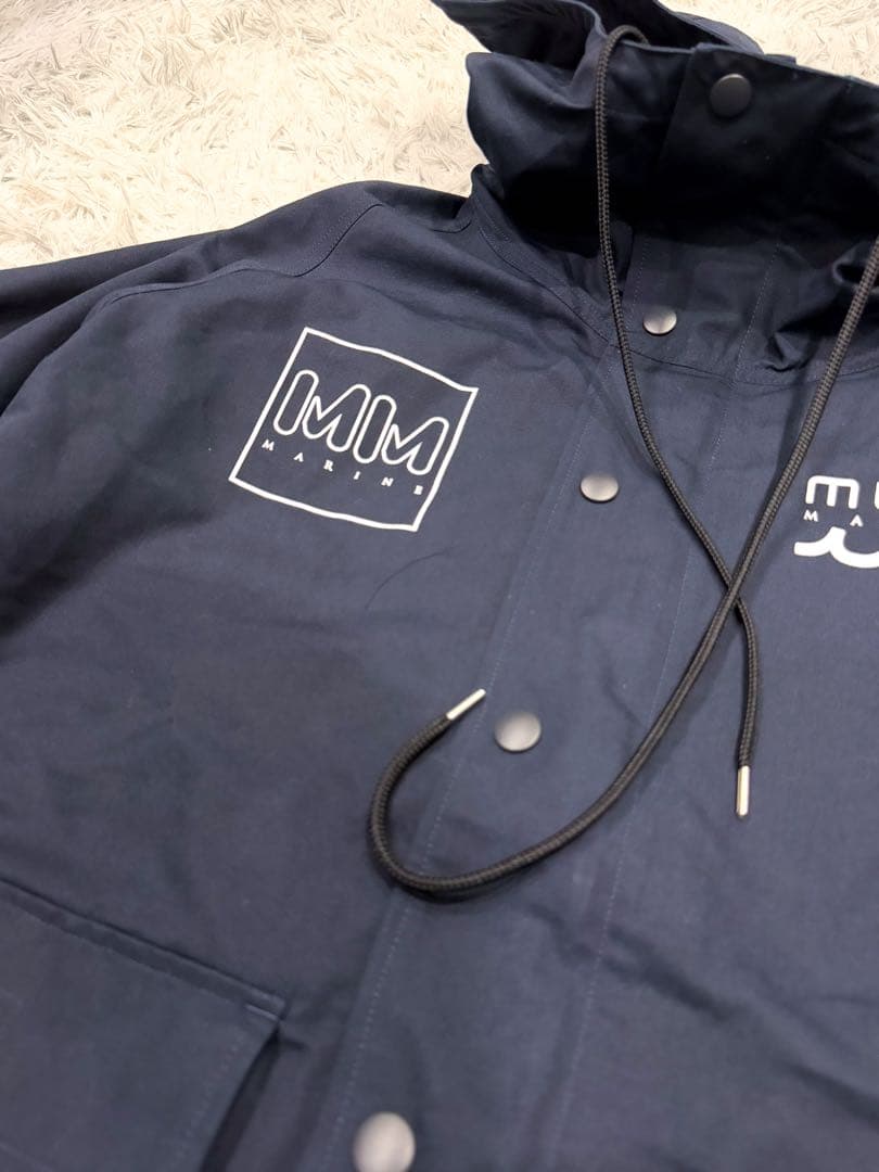 muta MARINE フーデットジャケット ネイビー