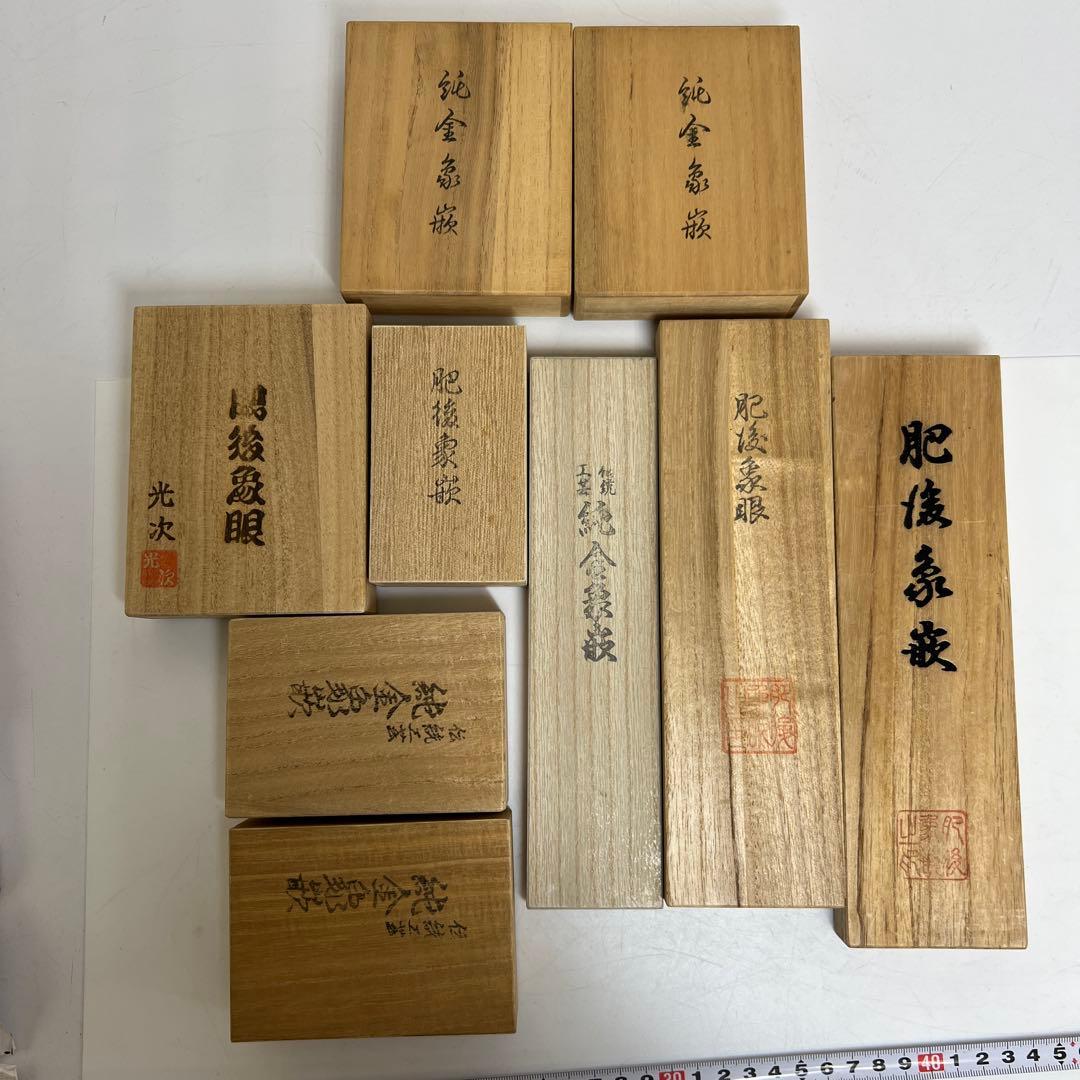 肥後 純金象嵌 アクセサリー 共箱 色々 東キ8-0127②