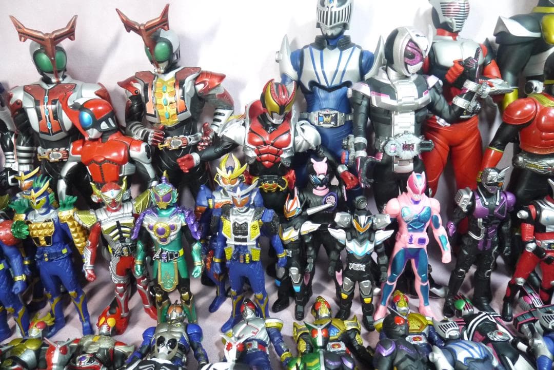 ライダーヒーローシリーズ　ビッグサイズソフビフィギュア　125体セット