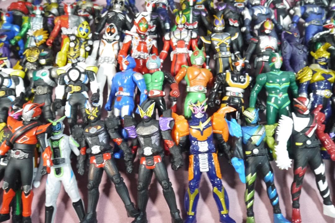 ライダーヒーローシリーズ　ビッグサイズソフビフィギュア　125体セット