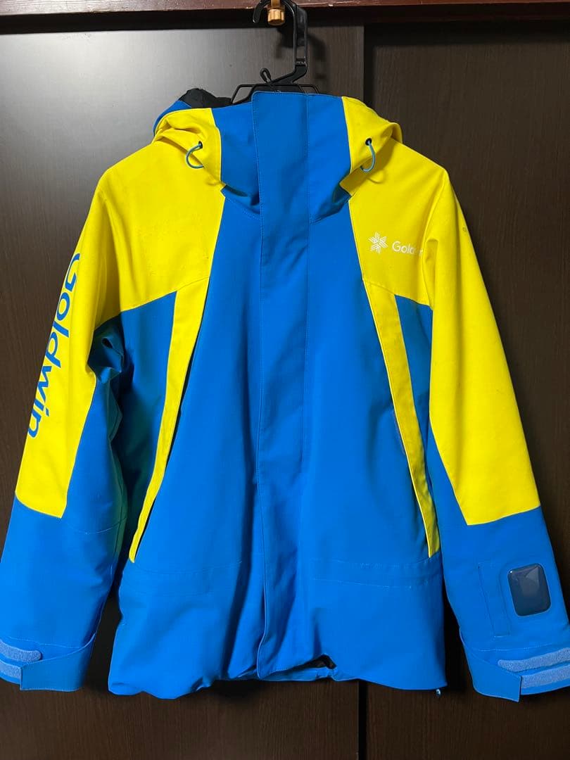 goldwin スキーウェア 青/黄