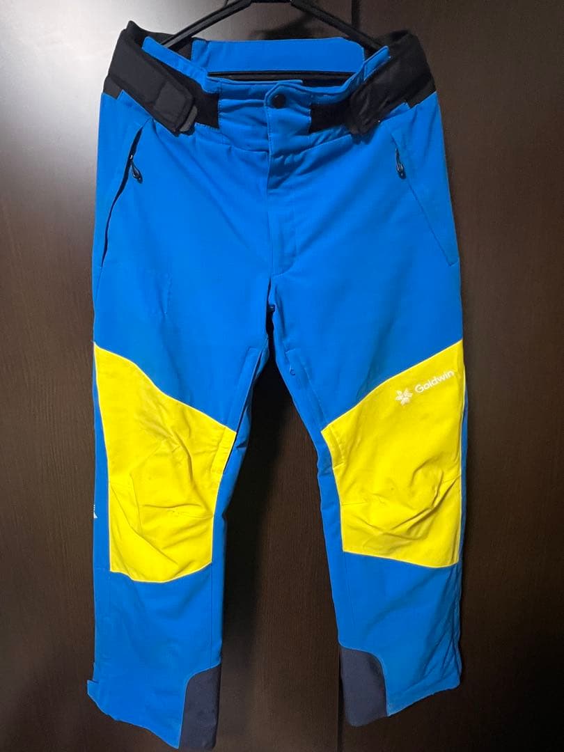 goldwin スキーウェア 青/黄