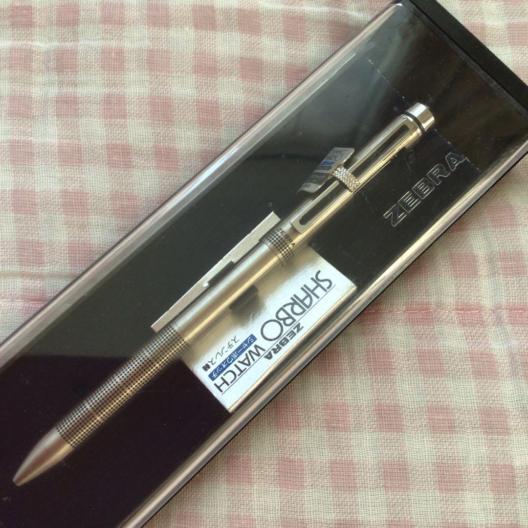 ゼブラ シャーペン ボールペン シャーボ ウォッチ 水玉 蝕刻 廃盤