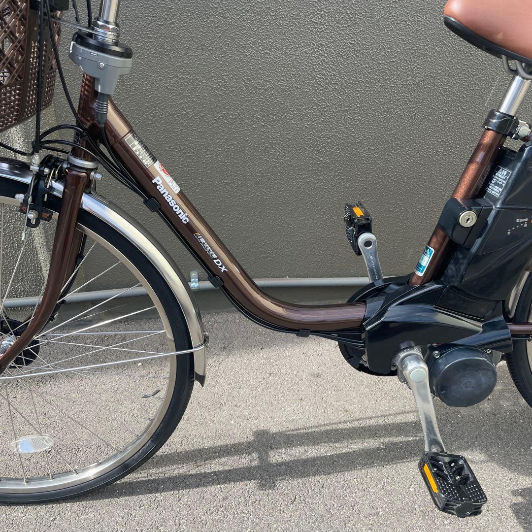 パナソニック電動アシスト自転車24インチ 美品ブラウン