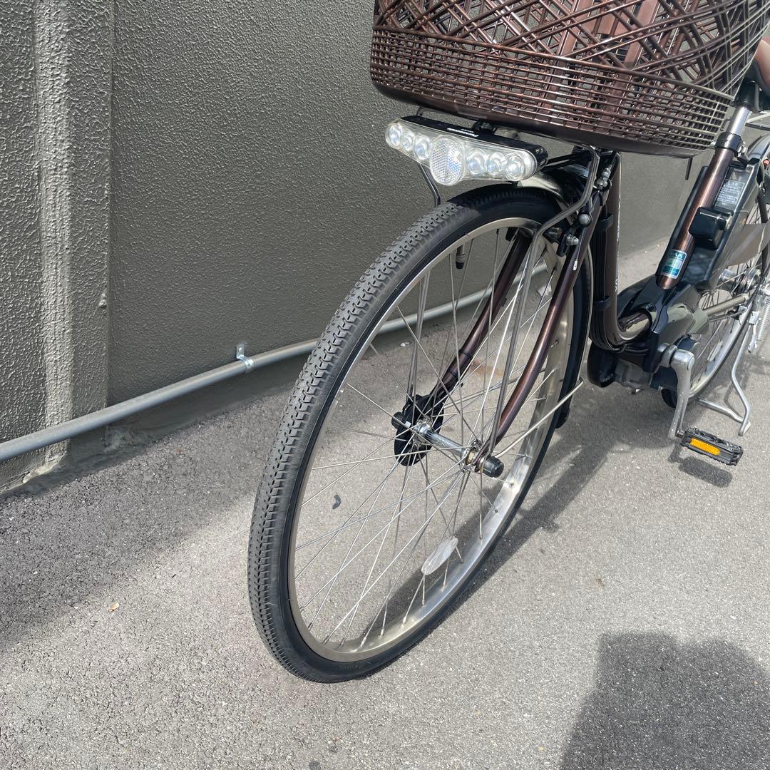 パナソニック電動アシスト自転車24インチ 美品ブラウン