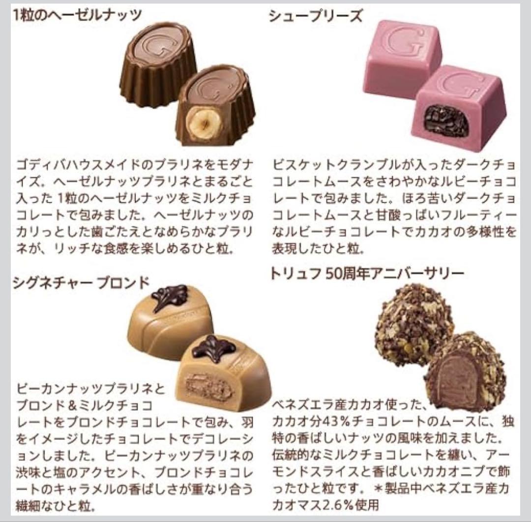 【ゴディバ】グランプラス　59粒入り